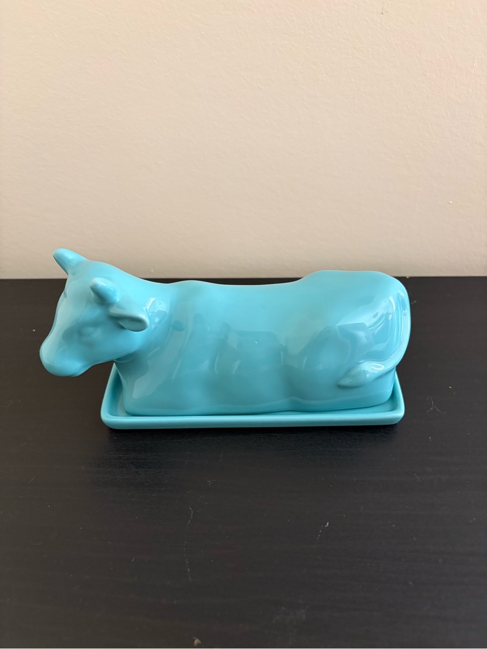 Ceramic Cow Butter Dish